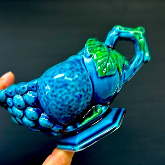 Retro 1950’s INARCO Japan “Mood Indigo Blue “ cream and sugar - Picture 10 of 10